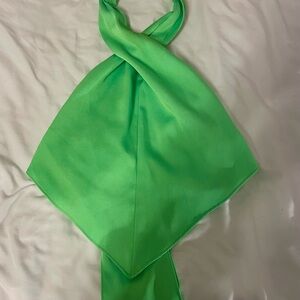 DO+BE Bright Green Halter Top